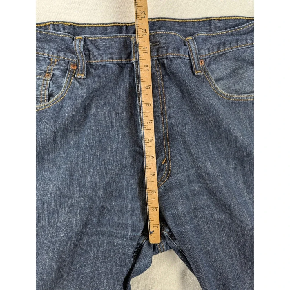 Levi's 569 Loose Straight Jeans Mens 38x34 Dark Wash Blue Denim Baggy Skater